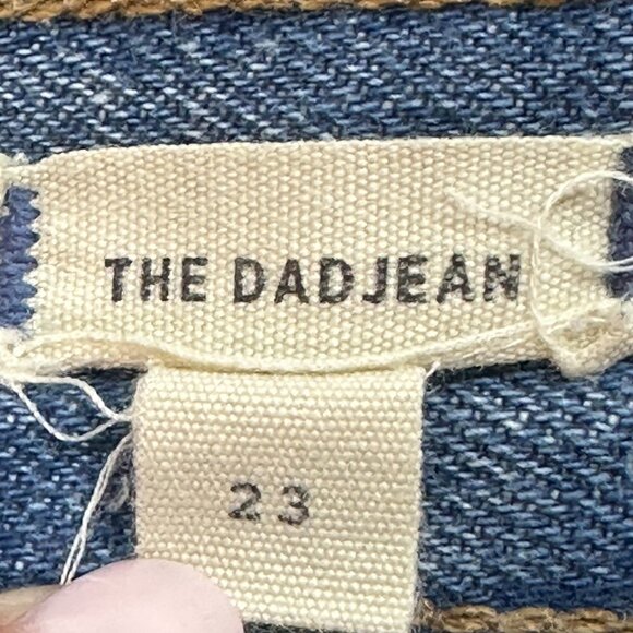 Madewell The Dadjean Light Wash Button Fly Relaxed Size 23 Cotton‎ 90's Straight - Picture 7 of 9